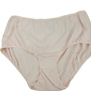 Woman Within Comfort Choice Ballerina Pink Brief Cotton Panty Womens Plus Sz 13